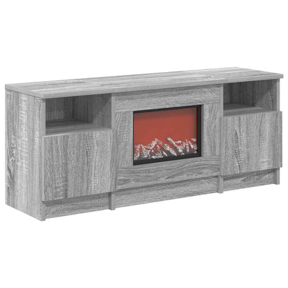 Electric Fireplace Grey Sonoma 98 x 28.5 x 40.5 cm