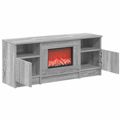 Electric Fireplace Grey Sonoma 98 x 28.5 x 40.5 cm