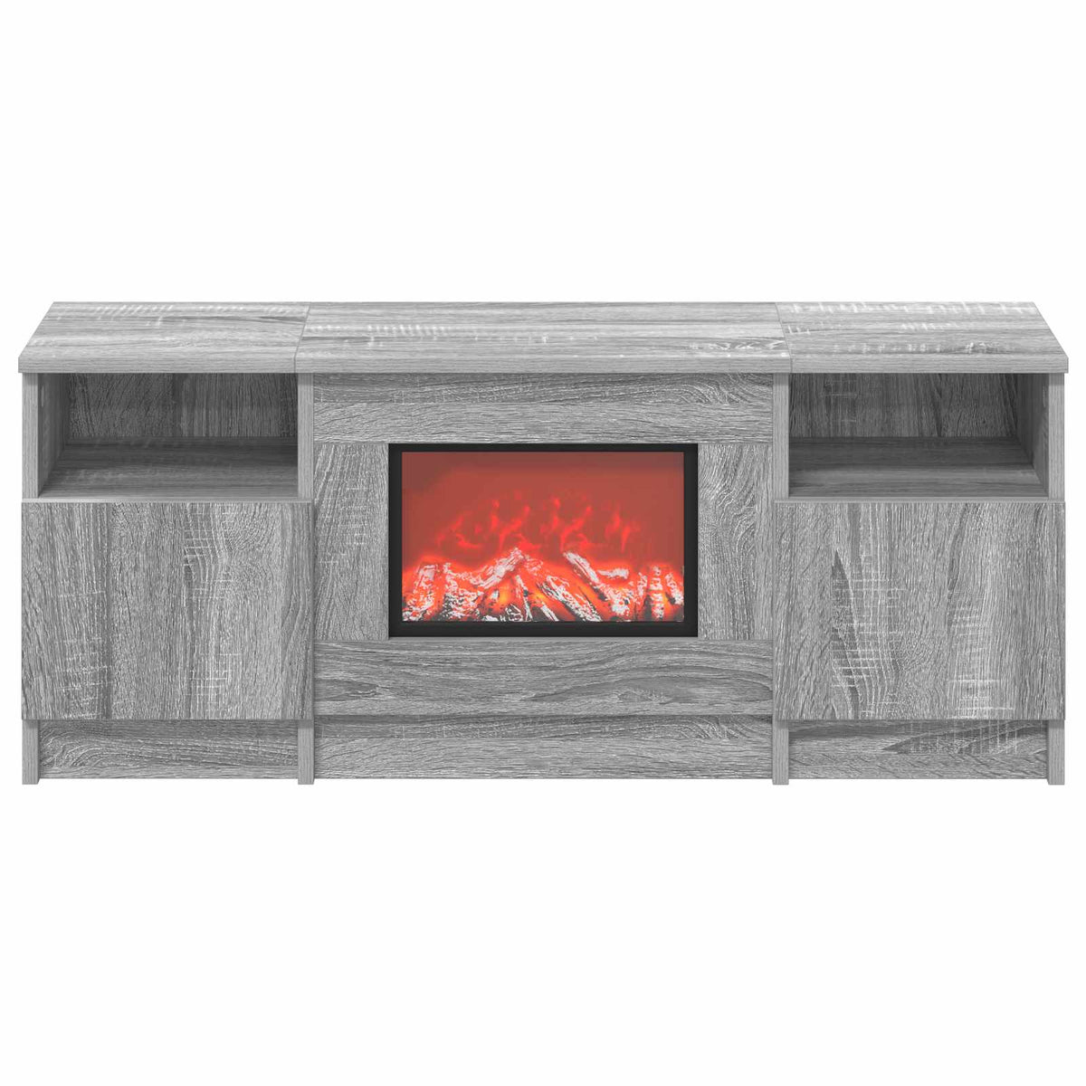 Electric Fireplace Grey Sonoma 98 x 28.5 x 40.5 cm