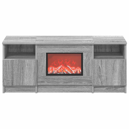 Electric Fireplace Grey Sonoma 98 x 28.5 x 40.5 cm