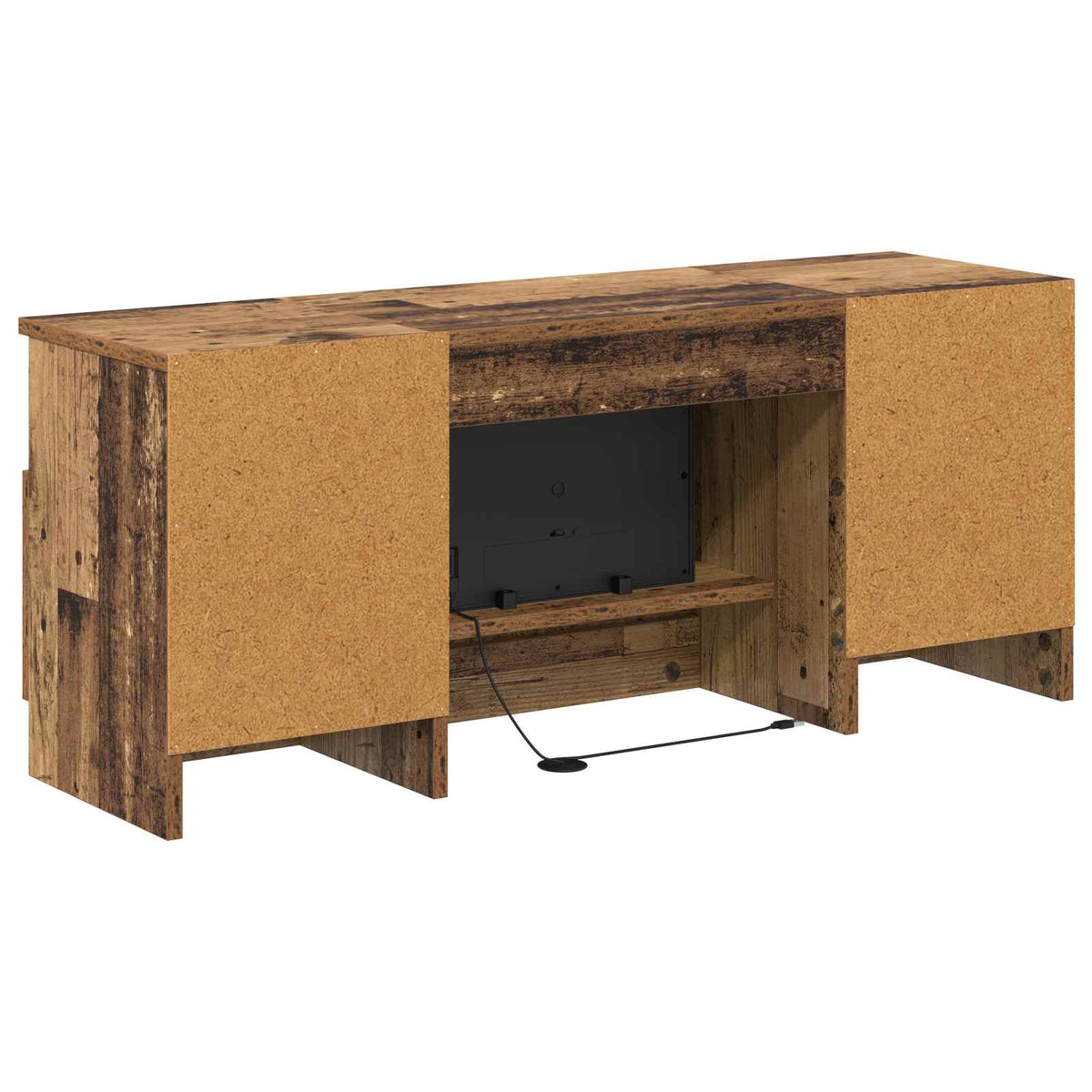 Electric Fireplace Old Wood 98 x 28.5 x 40.5 cm Engineered wood