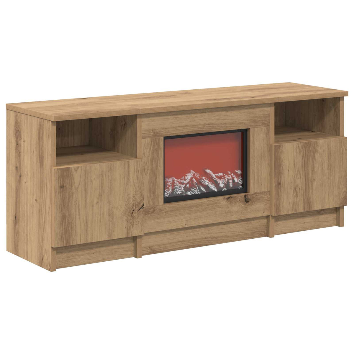 Electric Fireplace Artisan Oak 98 x 28.5 x 40.5 cm