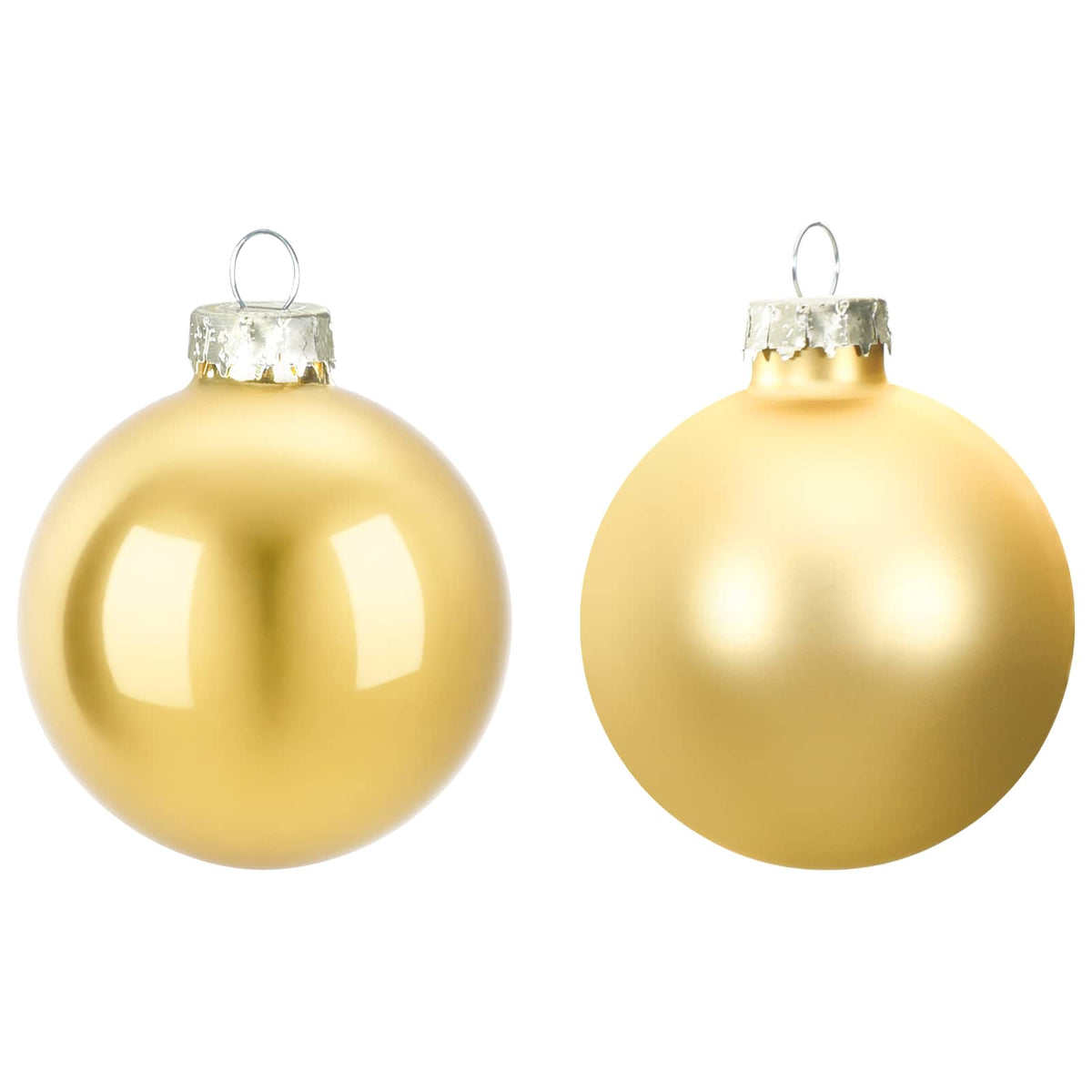 Christmas Ball Set 30 pcs Gold 6 cm Polystyrene
