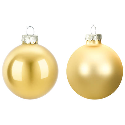 Christmas Ball Set 30 pcs Gold 6 cm Polystyrene