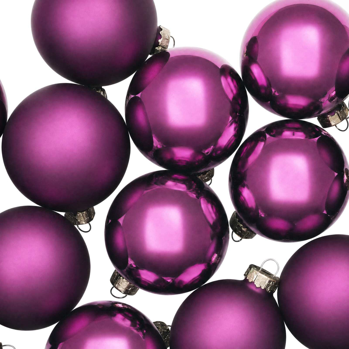 Christmas Ball Set 30 pcs Lilac 6 cm Polystyrene