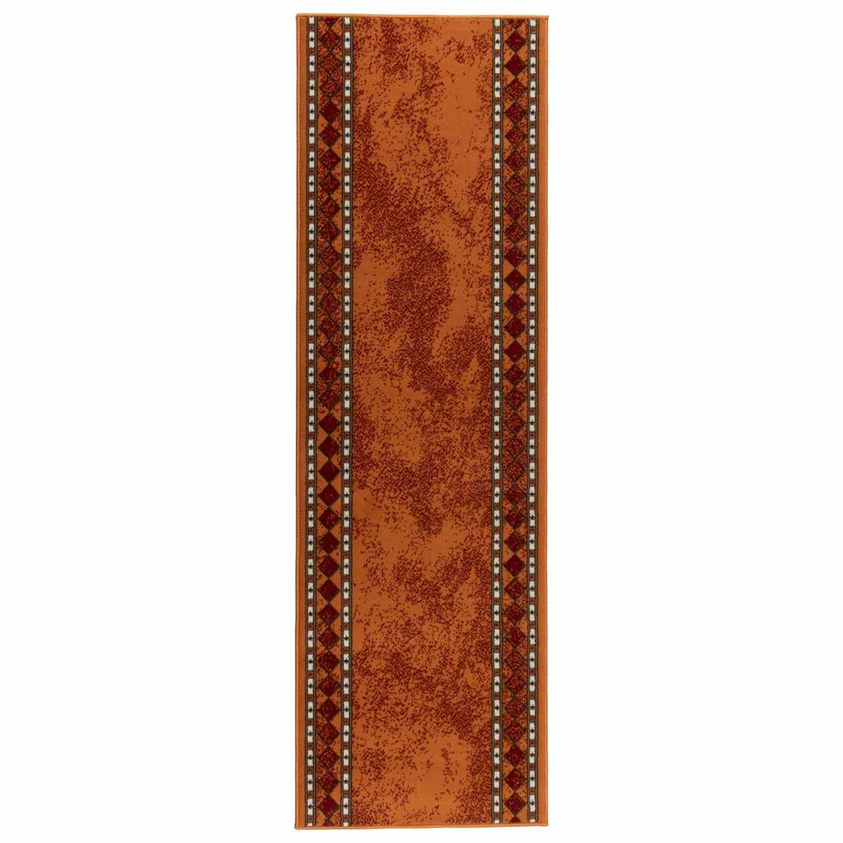 Runner Rug FLORNES Woven Orange 67 x 150 cm PP 7 mm