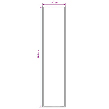 Runner Rug FLORNES Woven Grey PP 7 mm