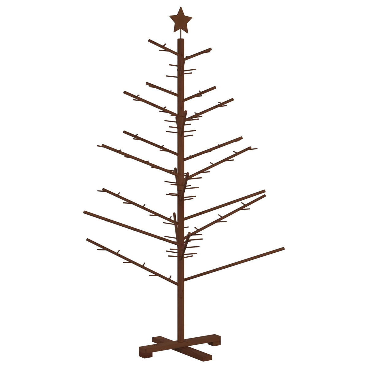 Wooden Christmas Tree 150 cm Bamboo and Solid Pine Wood
