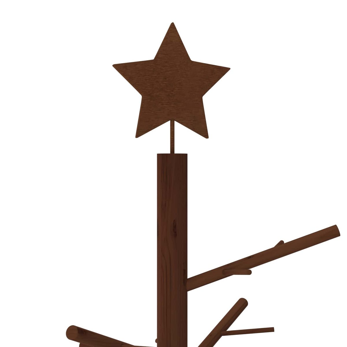 Wooden Christmas Tree 210 cm Bamboo and Solid Pine Wood