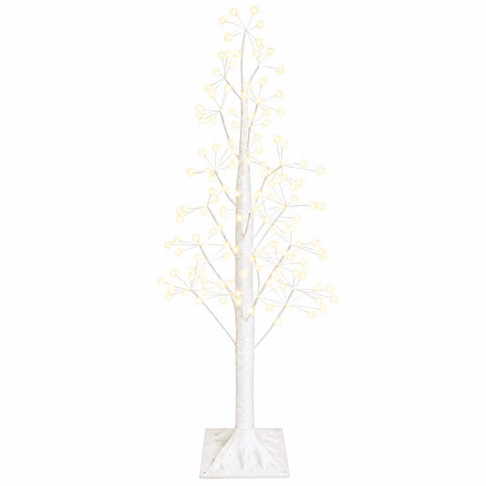 Starburst Christmas Tree White 17 x 17 x 120 cm Plastic