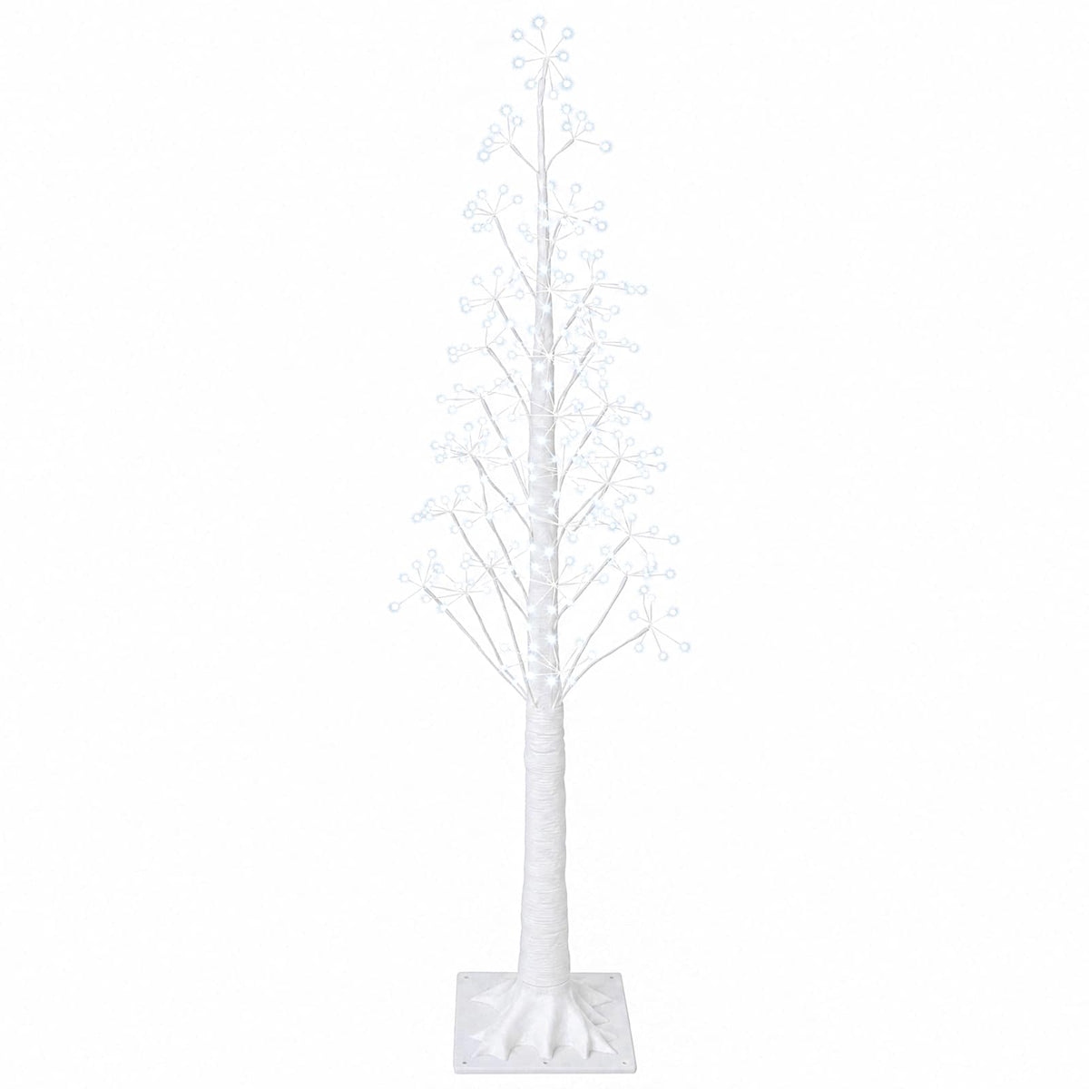 Starburst Christmas Tree White 17 x 17 x 150 cm Plastic