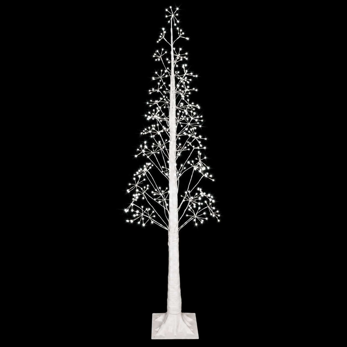 Starburst Christmas Tree White 17 x 17 x 180 cm Plastic