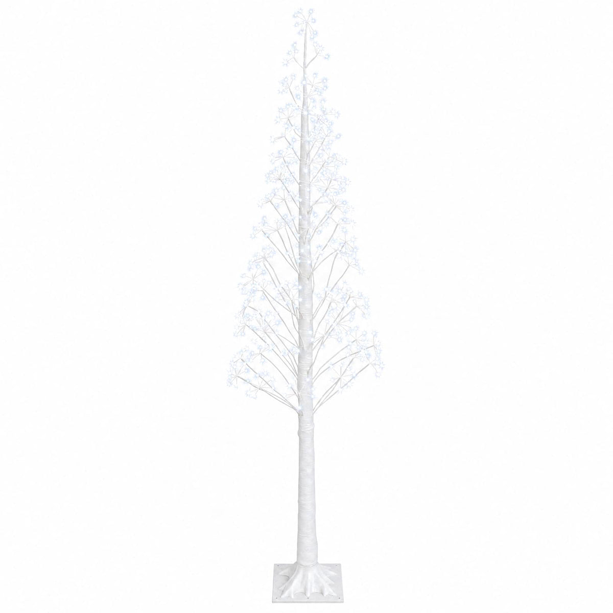 Starburst Christmas Tree White 25 x 25 x 210 cm Plastic