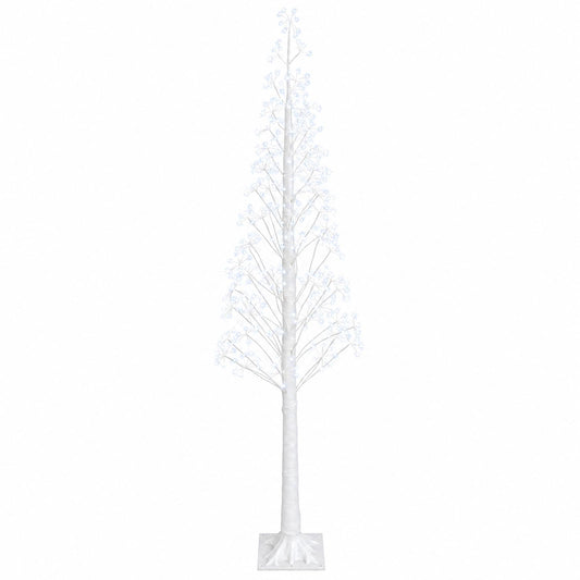 Starburst Christmas Tree White 25 x 25 x 210 cm Plastic