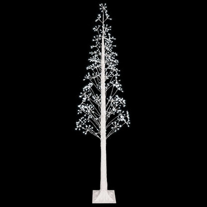 Starburst Christmas Tree White 25 x 25 x 210 cm Plastic