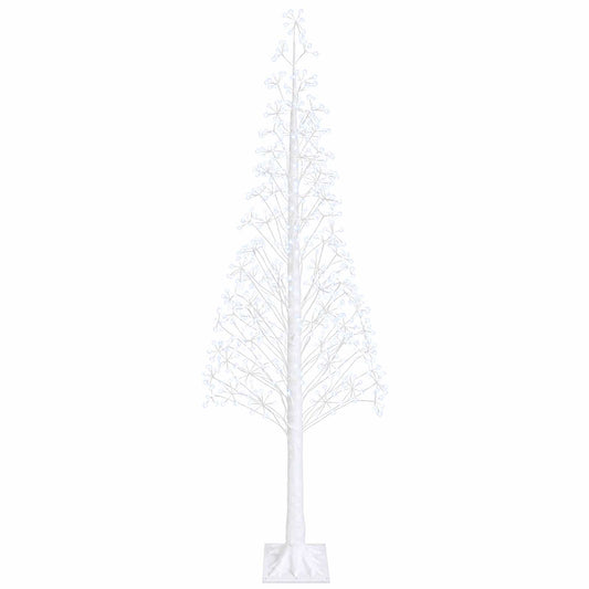 Starburst Christmas Tree White 25 x 25 x 240 cm Plastic