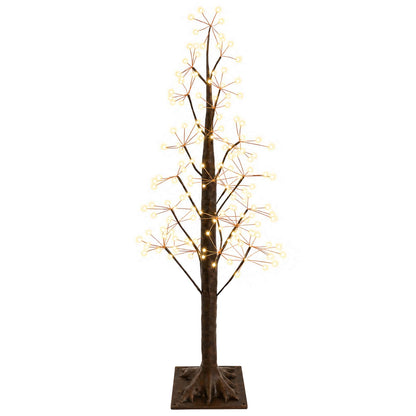 Starburst Christmas Tree Brown 17 x 17 x 120 cm Plastic