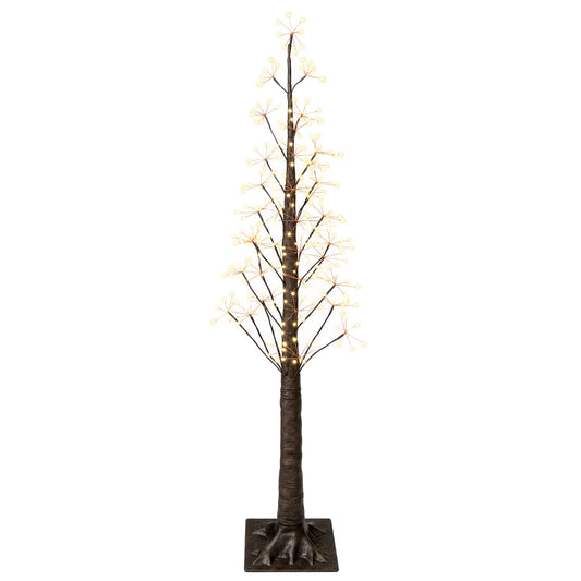 Starburst Christmas Tree Brown 150 cm Plastic 304 LEDs