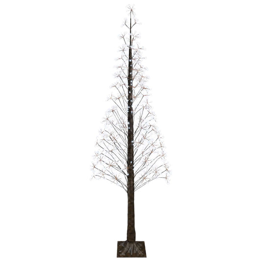 Starburst Christmas Tree Brown 240 cm Plastic 688 LEDs