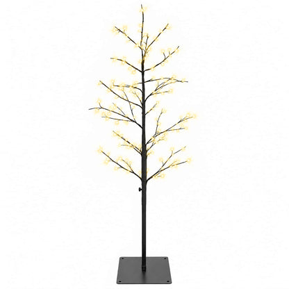 Micro Birch Christmas Tree Black 18 x 18 x 120 cm Steel