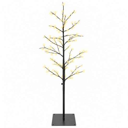 Micro Birch Christmas Tree Black 18 x 18 x 120 cm Steel