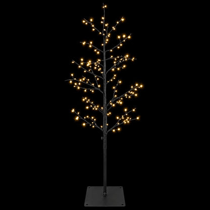 Micro Birch Christmas Tree Black 18 x 18 x 120 cm Steel