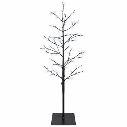 Micro Birch Christmas Tree Black 120 cm Steel 279 LEDs