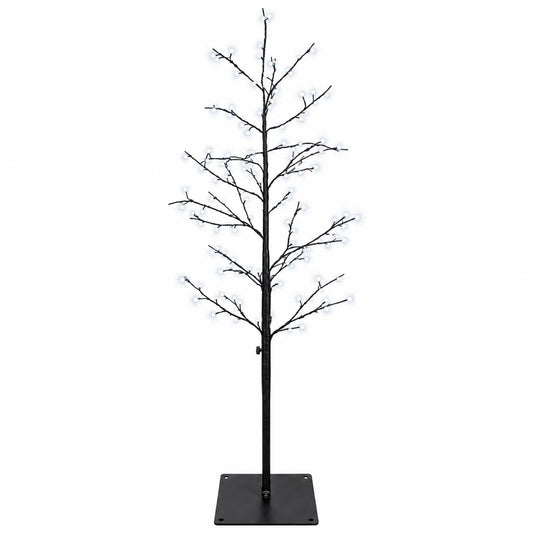 Micro Birch Christmas Tree Black 120 cm Steel 279 LEDs