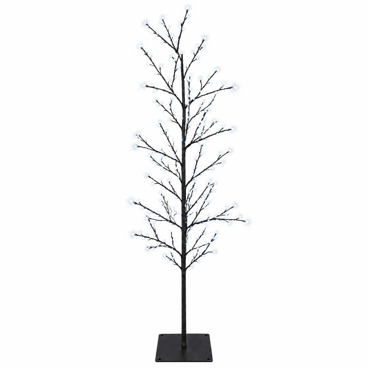 Micro Birch Christmas Tree Black 18 x 18 x 150 cm Steel