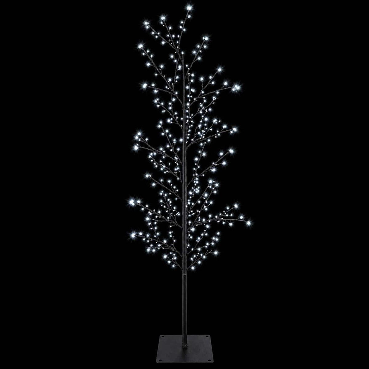 Micro Birch Christmas Tree Black 18 x 18 x 150 cm Steel