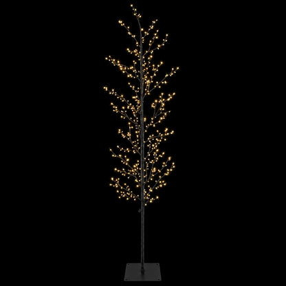 Micro Birch Christmas Tree Black 20 x 20 x 180 cm Steel