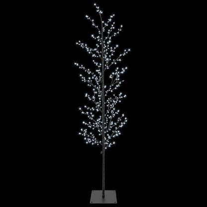 Micro Birch Christmas Tree Black 180 cm Steel 459 LEDs