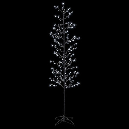 Micro Birch Christmas Tree Black 47 x 210 cm Steel 567 LEDs