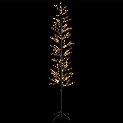 Micro Birch Christmas Tree Black 240 cm Steel 675 LEDs