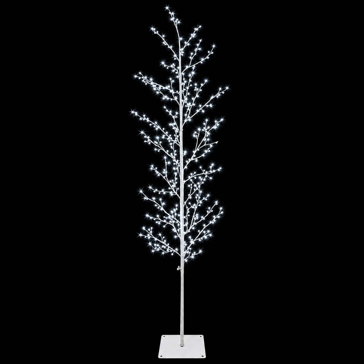 Micro Birch Christmas Tree White 20 x 20 x 180 cm Steel