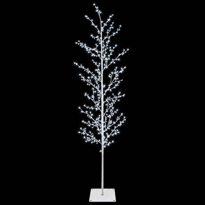 Micro Birch Christmas Tree White 20 x 20 x 180 cm Steel