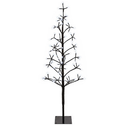 LED String Christmas Tree Black 18 x 18 x 120 cm Steel 140 LEDs