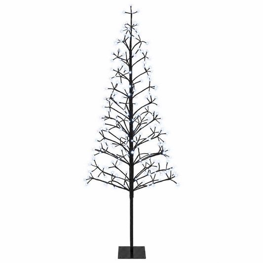 LED String Christmas Tree Black 180 cm Steel 196 LEDs