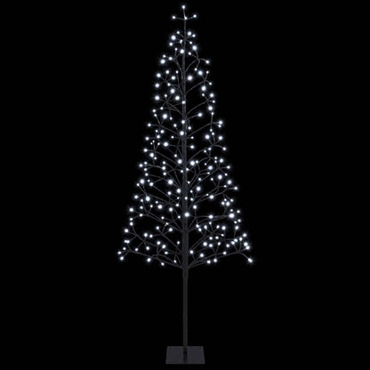 LED String Christmas Tree Black 180 cm Steel 196 LEDs
