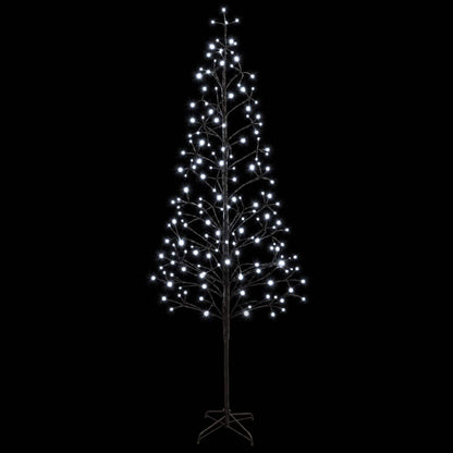 LED String Christmas Tree Black 47 x 210 cm Steel 228 LEDs
