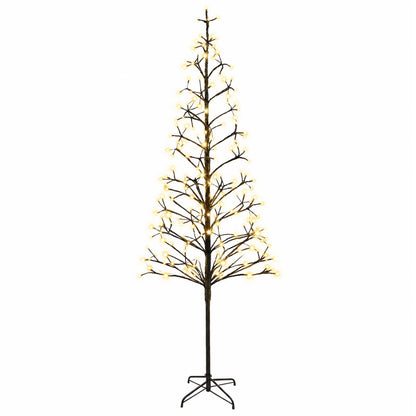 LED String Christmas Tree Black 240 cm Steel 268 LEDs