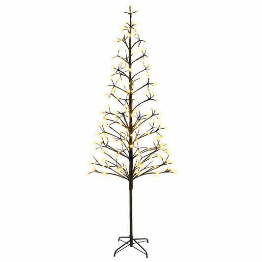 LED String Christmas Tree Black 240 cm Steel 268 LEDs