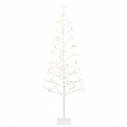 LED String Christmas Tree White 18 x 18 x 150 cm Steel 164 LEDs