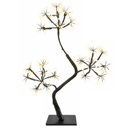 S-Shape LED Christmas Tree 2 pcs Black 45 cm Plastic 336 LEDs