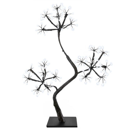 S-Shape LED Christmas Tree 2 pcs Black 18 x 18 x 45 cm Plastic