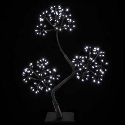 S-Shape LED Christmas Tree 2 pcs Black 18 x 18 x 45 cm Plastic