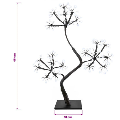 S-Shape LED Christmas Tree 2 pcs Black 18 x 18 x 45 cm Plastic