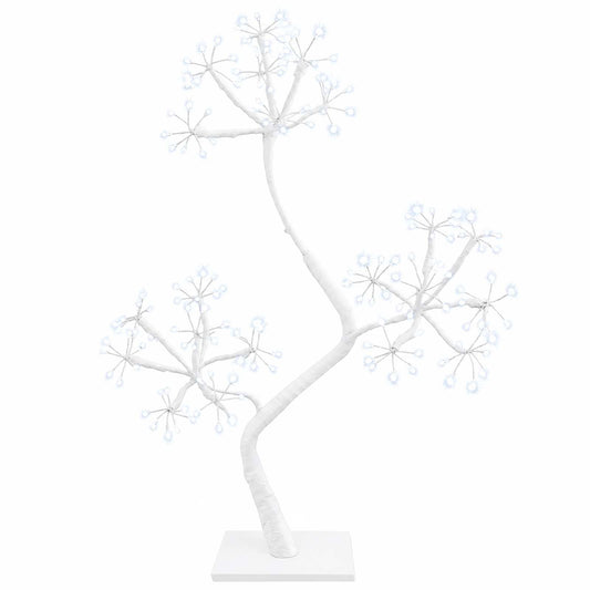 S-Shape LED Christmas Tree 2 pcs White 18 x 18 x 45 cm Steel