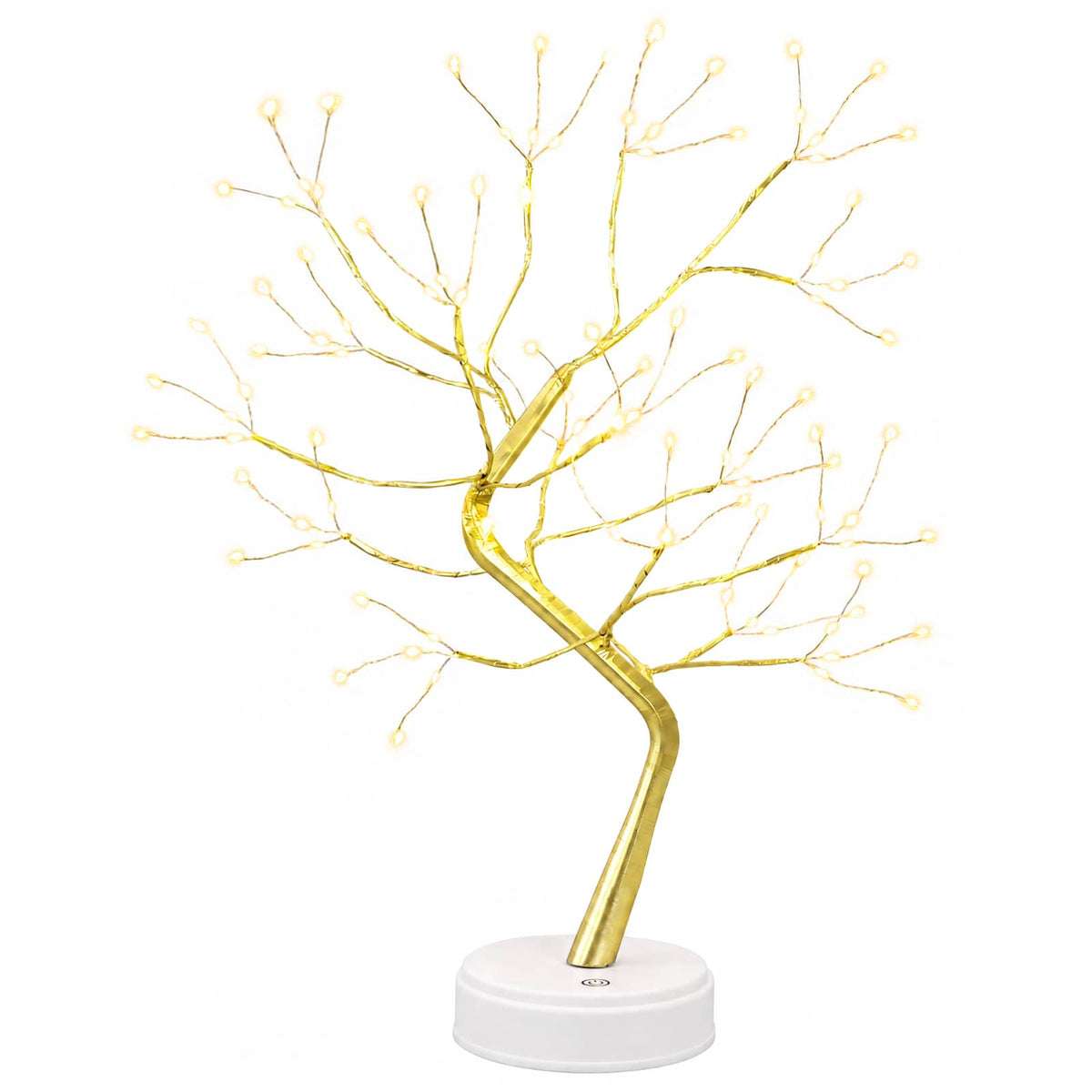 Mini Starburst Christmas Tree 2 pcs Gold 12 x 50 cm Steel
