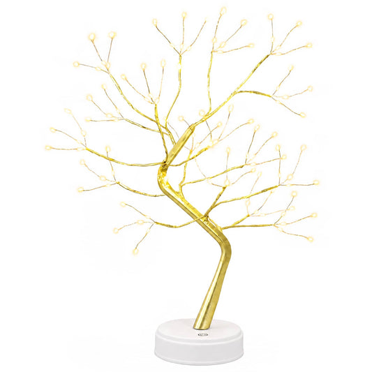 Mini Starburst Christmas Tree 2 pcs Gold 12 x 50 cm Steel